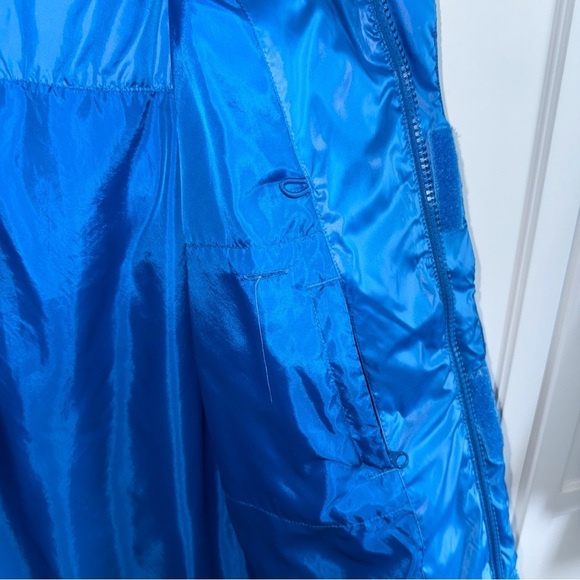 Adidas Adicolor Down Puffer Jacket Blue Sz Large - Picture 12 of 16
